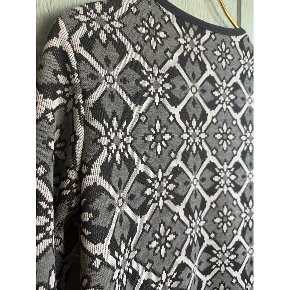 Vintage 90s Geo Floral Button Cardigan Catalina Sportswear - Picture 5 of 5